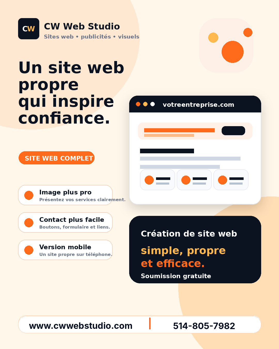 Publicité site web